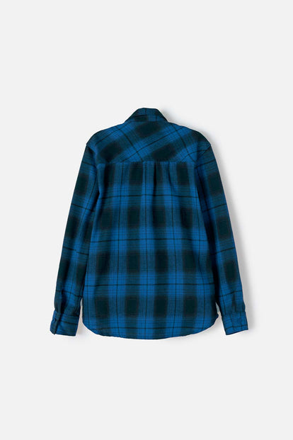 CAMISA DE MIC MANGA LARGA AZUL PARA NIÑO