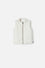 CHALECO LITTLEMIC MARFIL AFELPADO PARA NIÑA 2T A 5T