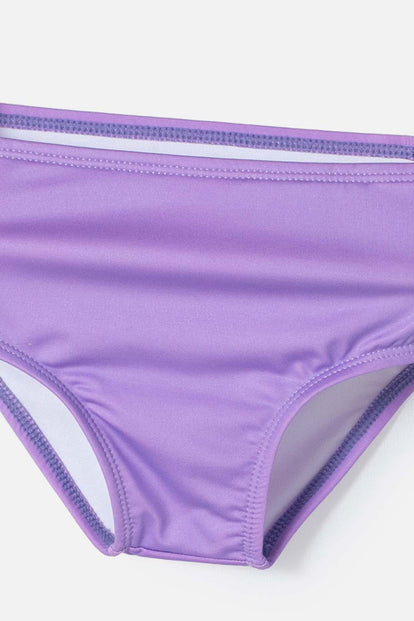 VESTIDO DE BAÑO LITTLEMIC MULTICOLOR DE DOS PIEZAS PARA NIÑA 2T A 5T