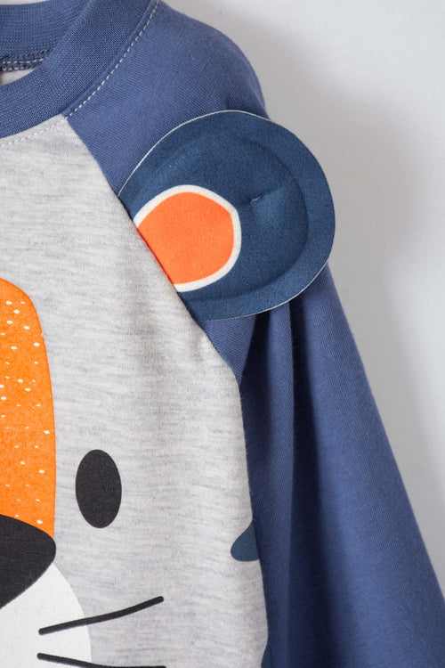 LITTLEMIC MULTICOLOR LONG-SLEEVED OUTFIT FOR BABY BOY