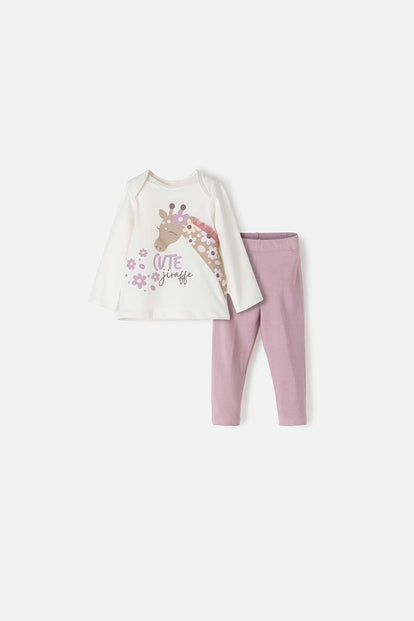 CONJUNTO DE LITTLEMIC CON BODY MULTICOLOR PARA BEBÉ NIÑA