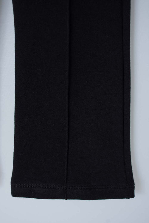 LITTLEMIC GIRLS' BLACK DRAWSTRING JOGGERS 2T-5T
