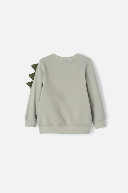 BUZO LITTLEMIC CERRADO VERDE PARA NIÑO 2T A 5T