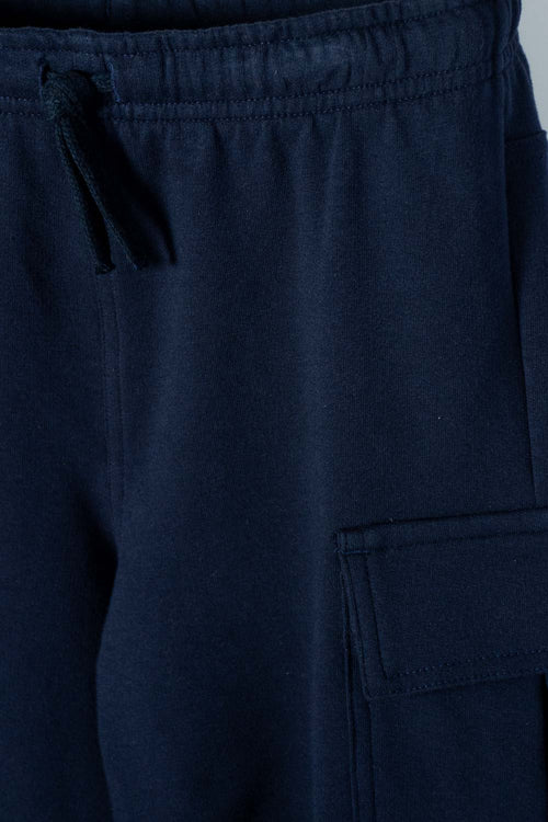 BOY'S BLUE DRAWSTRING MIC SHORTS