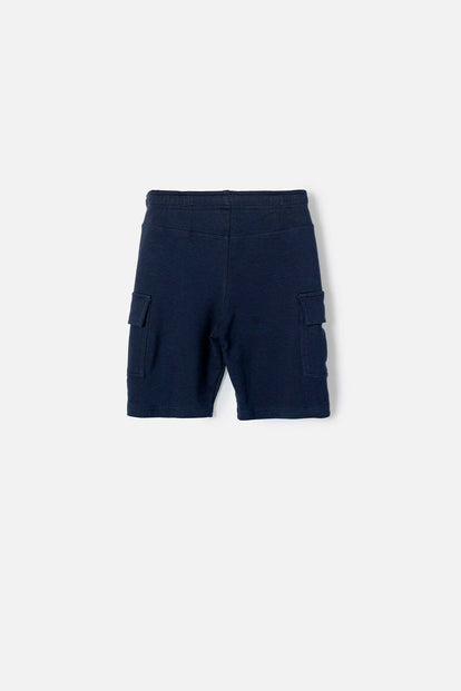 BERMUDA DE MIC CON CORDÓN AZUL PARA NIÑO