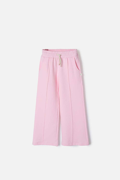 JOGGER DE MIC CON CORDÓN ROSADO PARA NIÑA