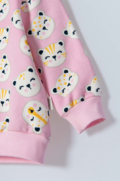 LITTLEMIC PINK LONG PANTS SET FOR BABY GIRL