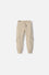 LITTLEMIC KHAKI DRAWSTRING JOGGER FOR BOYS 2T TO 5T