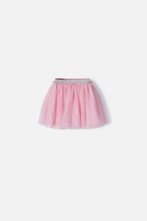 LITTLEMIC SHORT PINK SKIRT FOR GIRLS 2T TO 5T