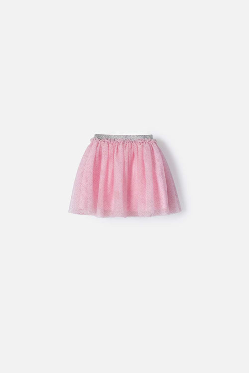 LITTLEMIC SHORT PINK SKIRT FOR GIRLS 2T TO 5T