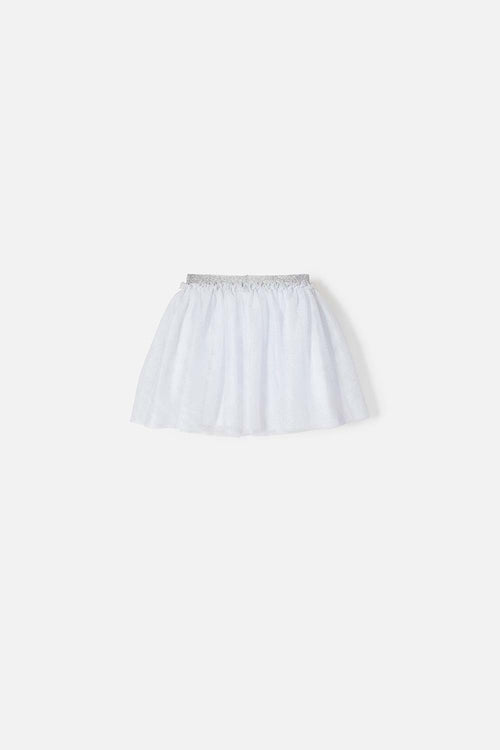 LITTLEMIC WHITE TUTU SKIRT FOR GIRLS 2T TO 5T