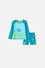 LITTLEMIC LONG SLEEVE GREEN BATHING SUIT FOR BOY 2T TO 5T