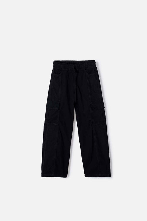 GIRLS' FLEECE JOGGERS WITH DRAWSTRING