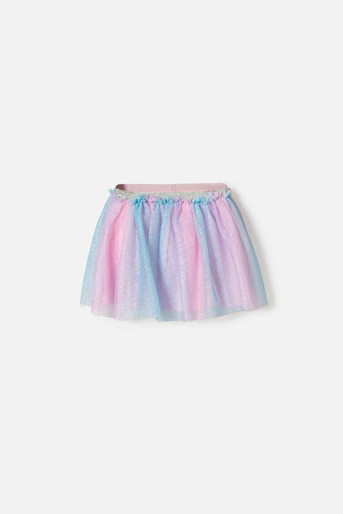 FALDA DE MIC EN TULL MULTICOLOR PARA NIÑA
