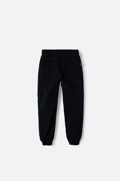 JOGGER DE MIC CON CORDÓN NEGRO PARA NIÑO