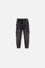JOGGER DE LITTLEMIC CON BOLSILLOS NEGRO PARA NIÑO 2T A 5T