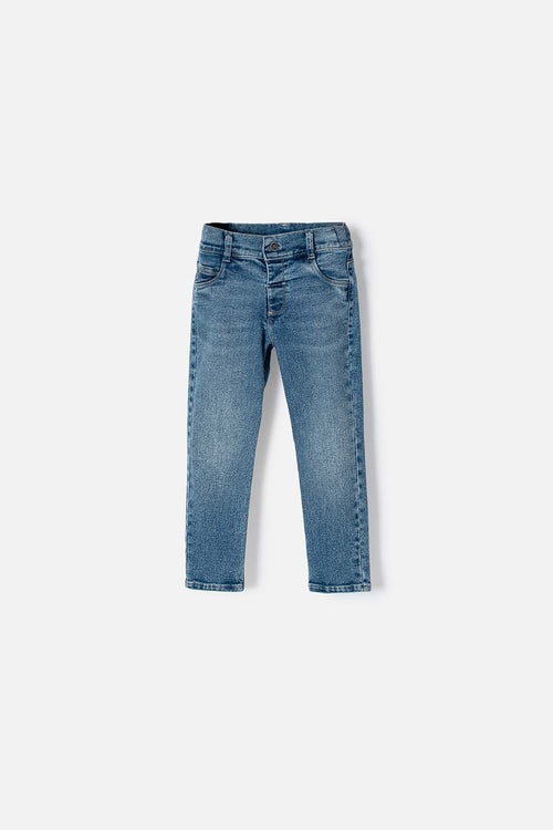 LITTLEMIC DARK BLUE JEANS FOR BOYS 2T TO 5T