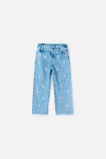 LITTLEMIC BLUE JEANS FOR GIRLS 2T TO 5T