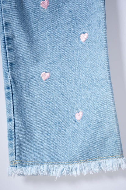 LITTLEMIC BLUE JEANS FOR GIRLS 2T TO 5T
