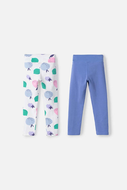PACK X2 LEGGINS DE LITTLEMIC MULTICOLOR PARA NIÑA 2T A 5T