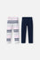 LITTLEMIC MULTICOLOR LEGGINGS 2-PACK FOR GIRLS 2T TO 5T