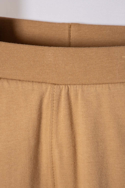LITTLEMIC IVORY AND COFFEE SHORT SLEEVE SET FOR BABY BOY