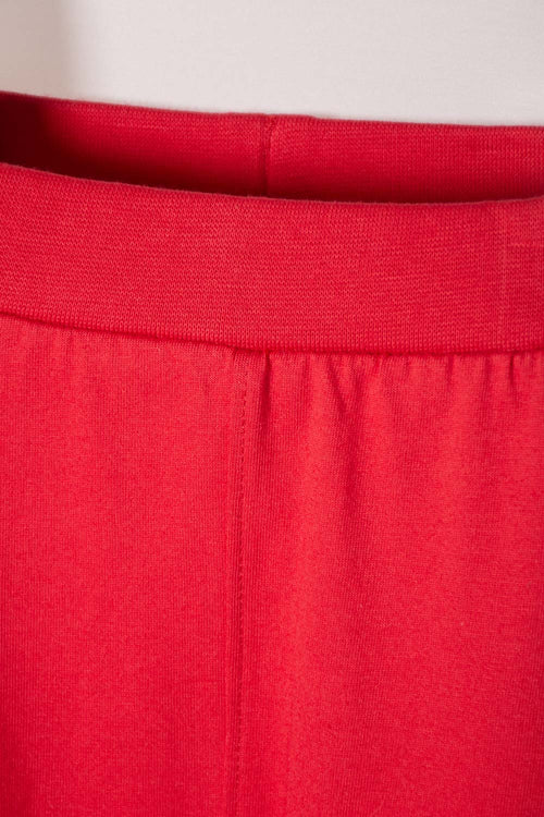 LITTLEMIC KHAKI AND RED OUTFIT WITH FRONT PRINT FOR BABY BOY