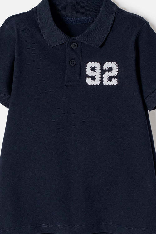 MIC BLUE POLO SHIRT FOR BOYS 2T TO 5T