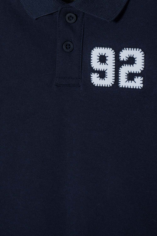 MIC BLUE POLO SHIRT FOR BOYS 2T TO 5T