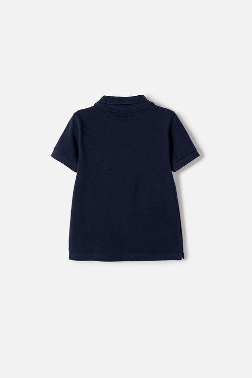 MIC BLUE POLO SHIRT FOR BOYS 2T TO 5T