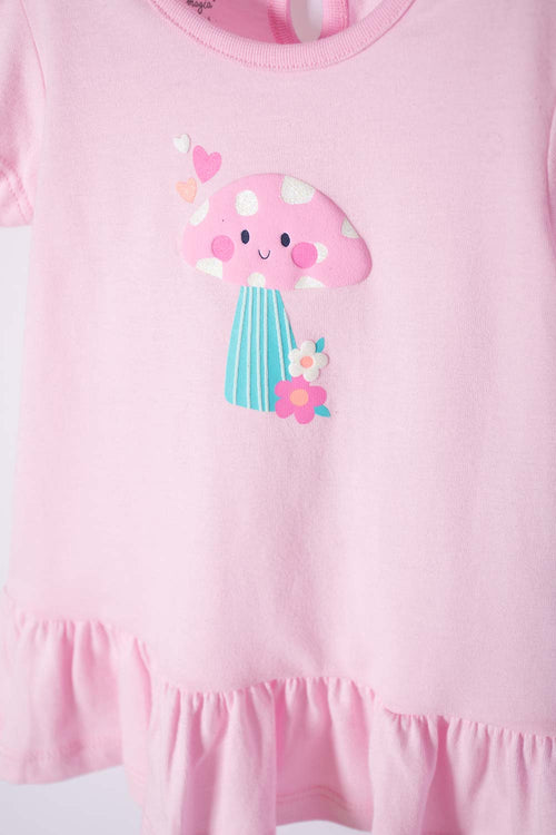 LITTLEMIC MULTICOLOR LONG PANTS SET FOR BABY GIRL
