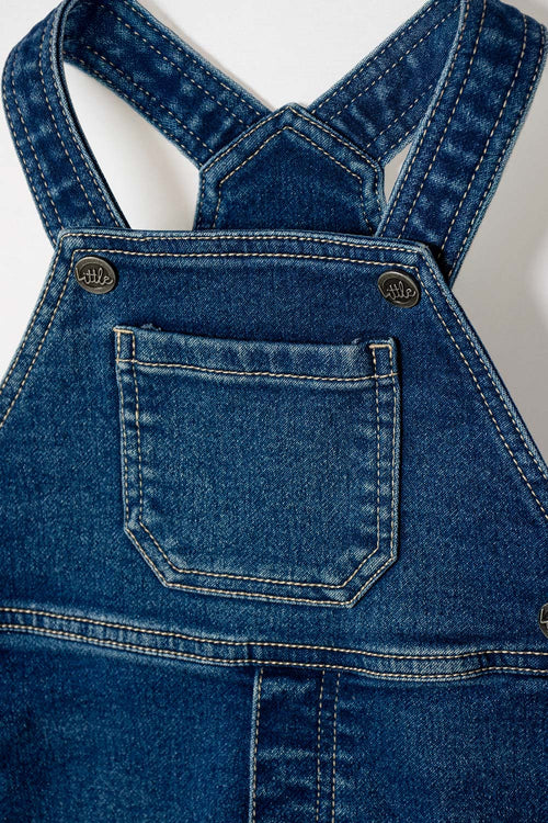 LITTLEMIC BLUE DENIM OVERALL FOR BABY UNISEX