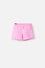 SHORT DE MIC CON CORDÓN ROSADO PARA NIÑA