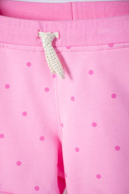 GIRL'S PINK DRAWSTRING SHORTS
