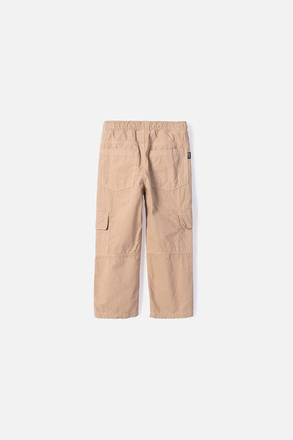 JOGGER DE LITTLEMIC CON CORDÓN CAQUI PARA NIÑO 2T A 5T