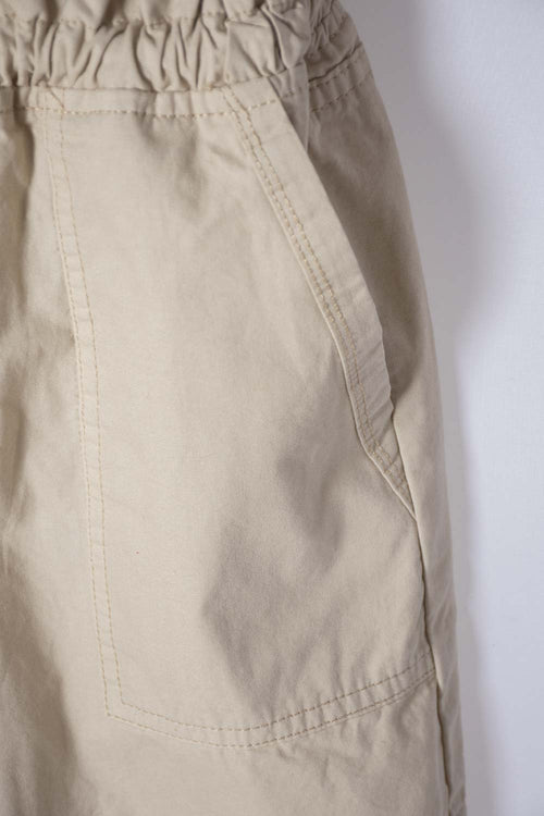 GIRLS' KHAKI DRAWCORD SHORTS