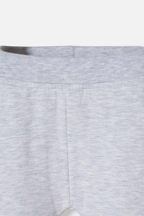LITTLEMIC GRAY JOGGERS FOR BABY BOYS