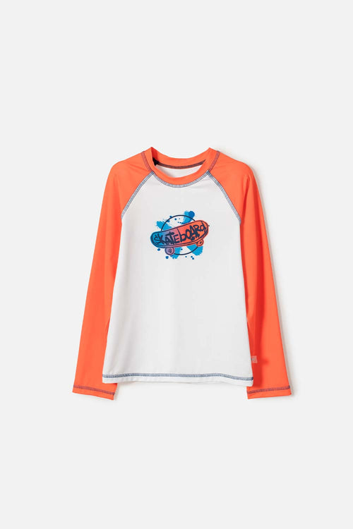 MIC LONG-SLEEVED SWIM SHIRT FOR BOYS