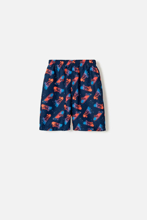 BOY'S MIC SWIM TRUNKS WITH DRAWSTRING