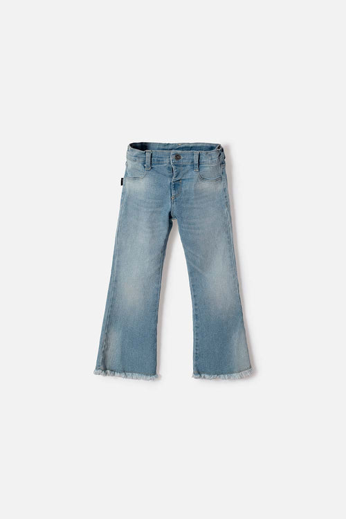 LITTLEMIC WIDE-LEG JEANS FOR GIRLS 2T TO 5T