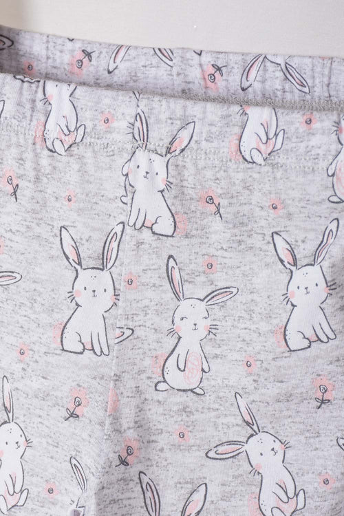 LITTLEMIC PAJAMAS X3 MULTICOLOR FOR GIRLS 2T TO 5T