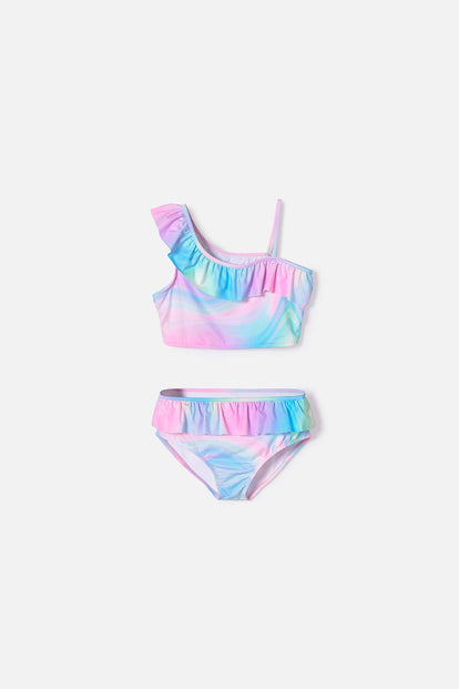 CONJUNTO DE BAÑO MIC MULTICOLOR PARA NIÑA