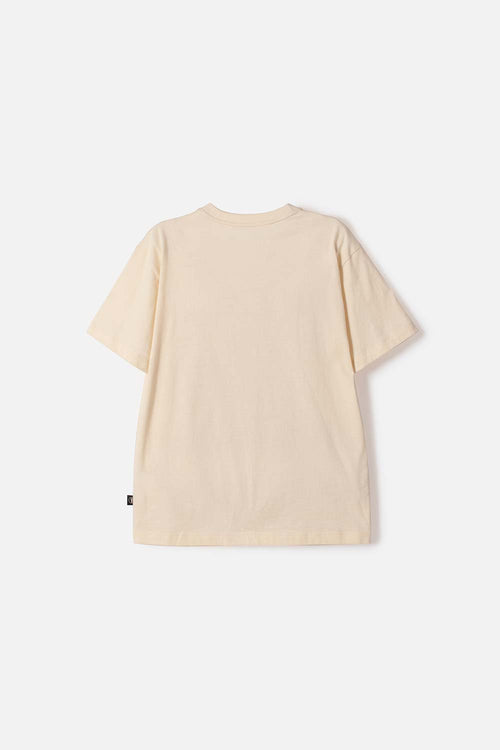 ALMOND SHORT-SLEEVE MIC T-SHIRT FOR BOYS
