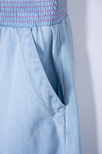 GIRLS' JEANS OUTSIDE MIC