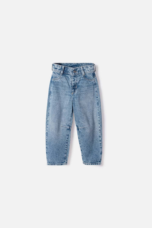 JEAN DE LITTLEMIC CON BOLSILLOS AZUL PARA NIÑA 2T A 6T