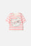 GIRLS' IVORY SHORT SLEEVE MICROFIBER T-SHIRT