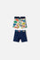 PACK X2 BOXER DE LITTLEMIC MULTICOLOR PARA NIÑO 2T A 6T