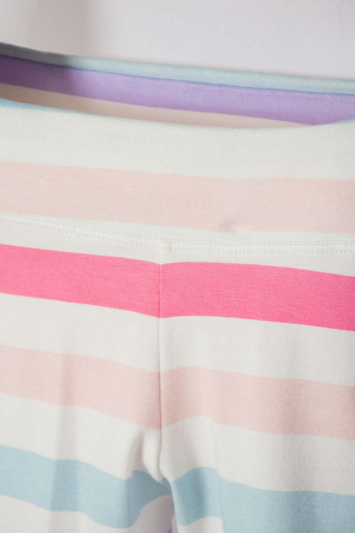 LITTLEMIC MULTICOLOR LONG PANTS SET FOR GIRLS 2T TO 6T