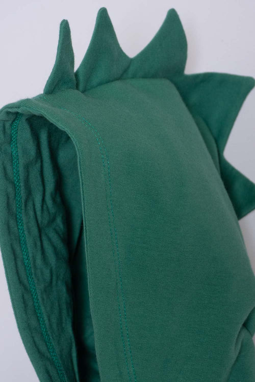 LITTLEMIC GREEN ZIP-UP SWEATSHIRT FOR BOYS 2T TO 6T
