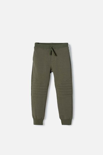JOGGER DE MIC CON CORDÓN VERDE PARA NIÑO